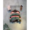 C S In The Room Eran Color bloCk Mix Color popCorn Round neCk Knit 2C