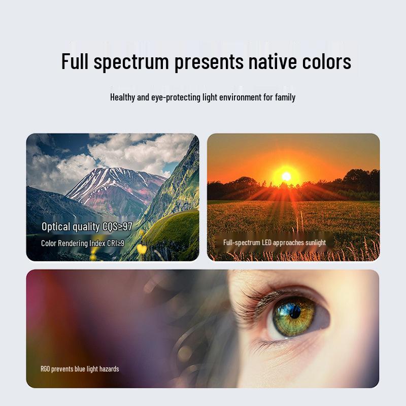 2025 LED Eye-Protecting Full Spectrum Ceiling Light for Bedroom and Living Room - Modern and Simple Design