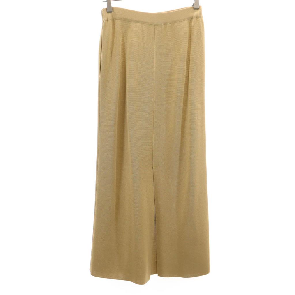 FOXEY BOUTIQUE made in Japan Strick Langer Rock 40 beige Damen Gebraucht