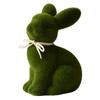 Easter Flocking Simulation Moss Stereoscopic Simulation Bunny Holiday Decoration Apply to Gardening Home Ornament