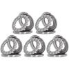 5Pcs Thrust Ball Bearings Plane Axial Thrust Balls Bearing for Crane Hooks Vertical Water