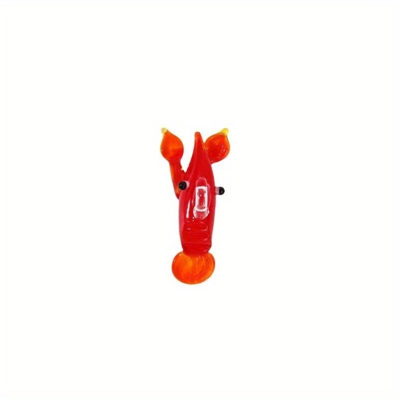 1PC Roter Hummer Mini Figur Anhänger Niedlichen Charme Krebse Garnelen Garnelen Winzige Statue Ornamente Aquarium Dekor Zubehör