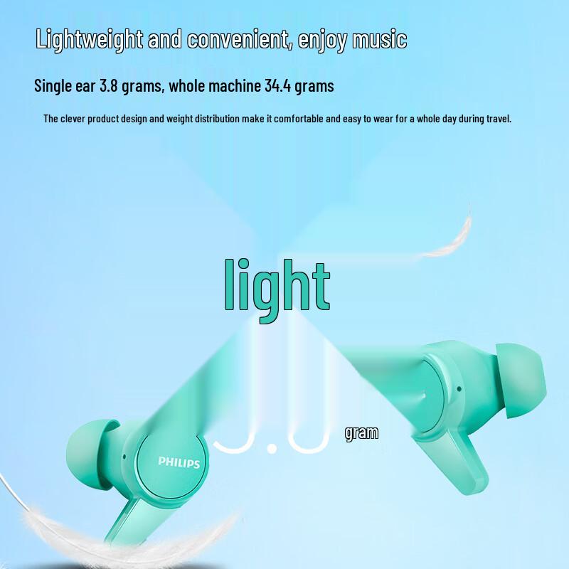 

Philips TAT1207 True Wireless Bluetooth Earbuds