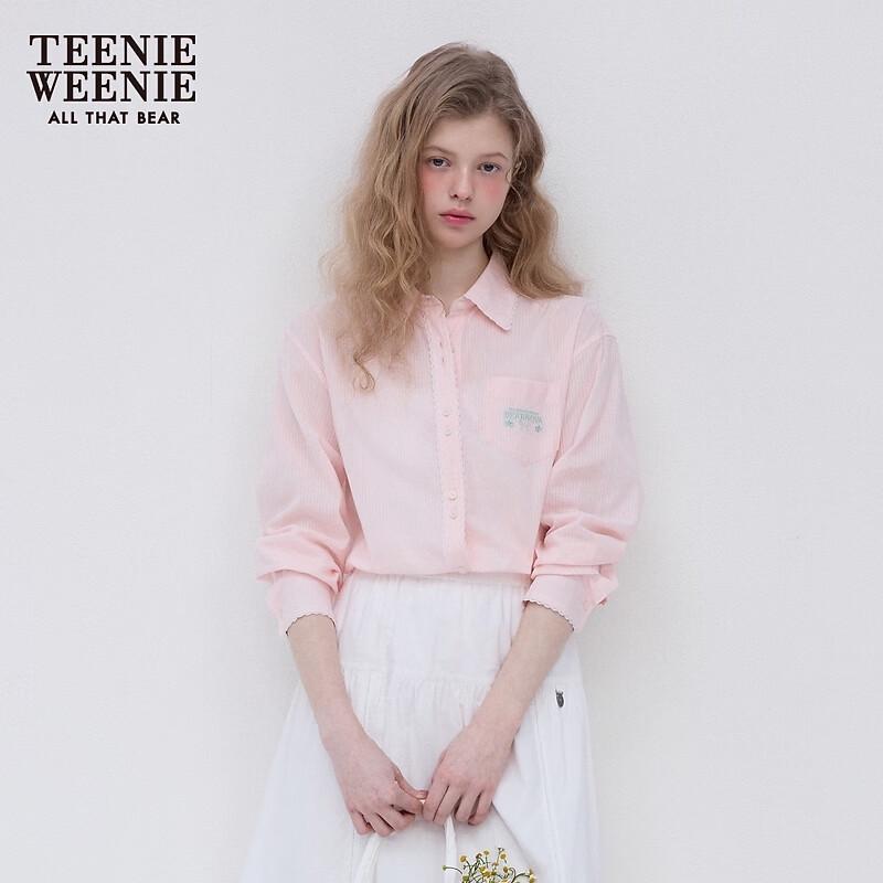 Teenie Weenie Women's Bear Letter Shirt