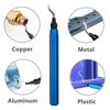 11PCS Deburring Tool Set High Speed Steel Swivel Blades Burr Removal Tool for Metal Resin PVC Pipes Copper Plastic Aluminum