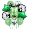 Halloween Pumpkin Cat Skull Ghost Aluminum Film Alien Latex Balloon Set Family Holiday Arrangement Gift
