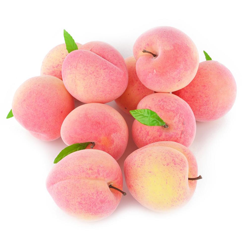 Artificial Peach Foam Peach Model High Simulation Fake Fruit Peach Model Photo Prop for Kids Children
