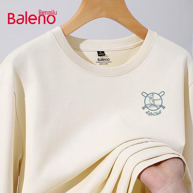 Baleno Men's Loose Fit Long Sleeve Graphic T-Shirt