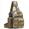 Portable Hiking Travel Sling Shoulder Bag Molle Chest Bag Men Outdoor Sports Bottle Pouch Camping Hunting Fishing Chest Backpack