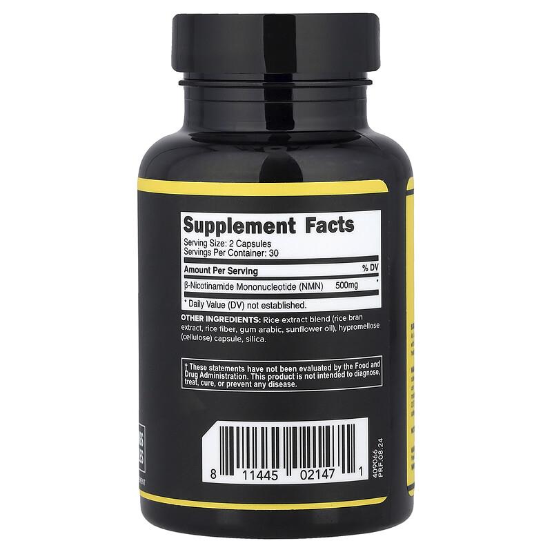 NMN, 60 Capsules (250 mg per Capsule)