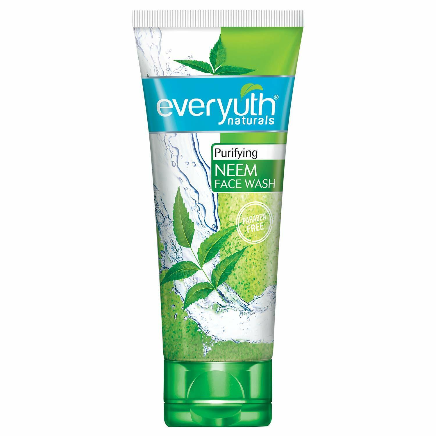 

Everyuth Naturals Очищающий гель для умывания с нимом, 100 г/3,53 унции (Пакет из 1)