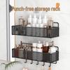 LIEI No-Drill Suction Cup Mesh Wall Storage Basket