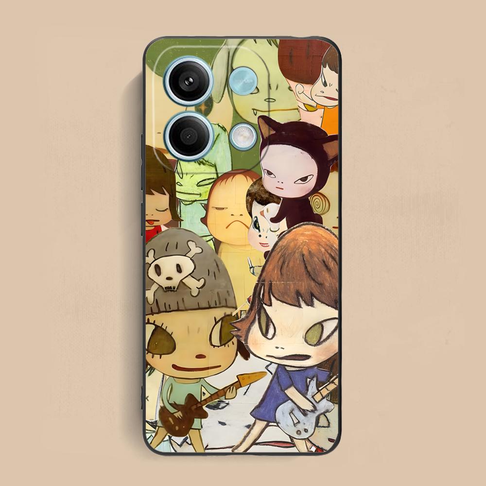 Anime Yoshitomo Nara Phone Case for Xiaomi Redmi 15 14 13 12 A5 3 2 1 C Plus 4G 5G Colorful Printing Cover Cover Luxury Pretty