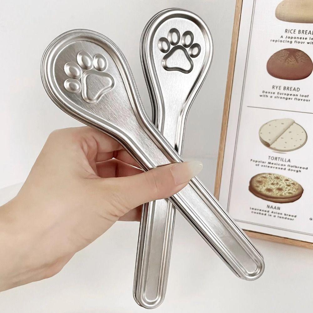 304 Stainless Steel Travel Tableware Set With Cat Paw Box Curlty Set Chopsticks Spoon Set Student