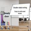 Mobile Double-Sided Magnetic Whiteboard and Chalkboard