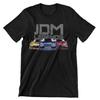 Black JDM Legends Brand TShirt Unisex Unisex Graphic Tee 100 Cotton Summer Streetwear Top