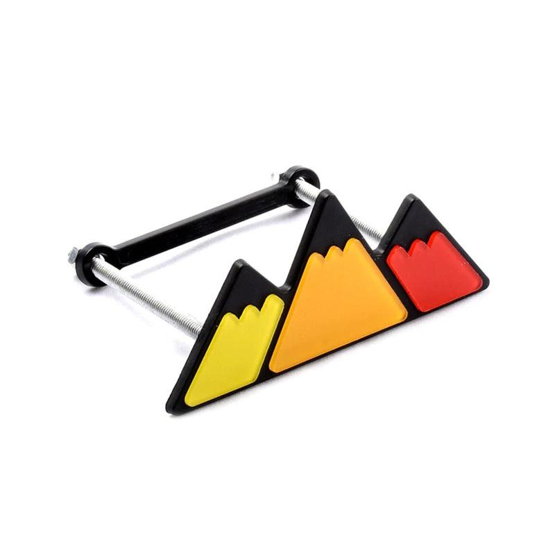 Emblemă pentru grilă în 3 culori pentru To/yota Tacoma TRD 4Runner Tundra 2018 2019, grilă tricoloră, insigna acrilică, accesorii auto