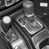 Carbon Fiber Car Gear Shift Panel Trim Cover Frame Decoration Stickers For Jeep Wrangler JL 2018-2025 Gladiator 2020-2025