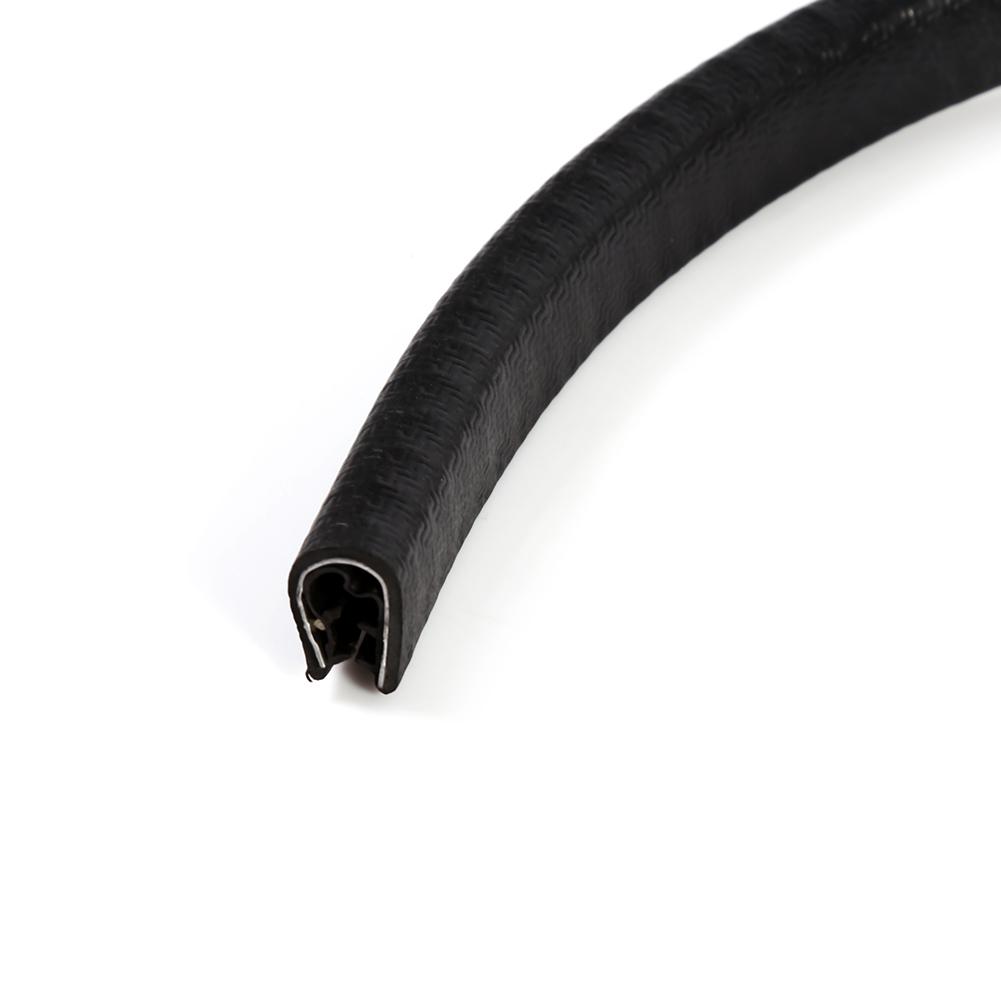 300cm Rubber Car Door Edge Guard Molding Trim Interior Metel Clips Seal Strip