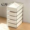 Acrylic Document File Holder Paper Organizer Letter Tray, Stackable Desk Organizer, Clear Desktop Stationery Storage Box Sorter for Documents, Files,