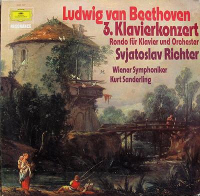LP Record LUDWIG VAN BEETHOVEN  SVIATOSLAV R  3. Klavierkonzert  Rondo Fur Klavi 2535107 Deutsche Grammo Germany Classical Used
