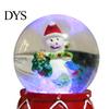 Décoration de Maison Boule à Neige en Verre Décoration Exquise pour les Fêtes Artisanat Lumineux Boule de Noël Arbre Père Noël Bonhomme de Neige Ornement
