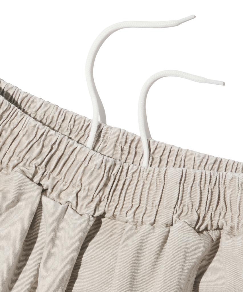 OTHERFITS Bio One-Pleat Wide Cotton Pants (Ivory)