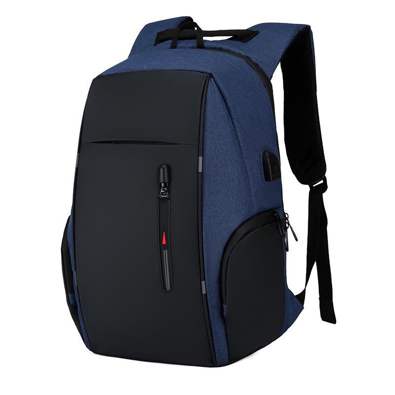 Men’s Multi-Function Business Laptop Backpack with USB Port and Large Capacity, Customizable with Logo.