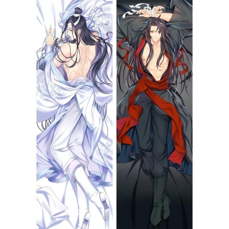 Anime velmistr démonické kultivace Modaozushi Dakimakura povlak na polštář Otaku Mo Dao Zu Shi Throw povlak na polštář