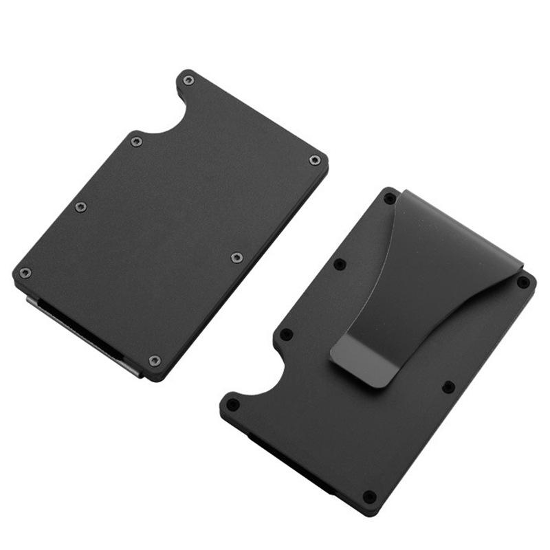 Mehrfarbiger Aluminium RFID-Kreditkartenhalter - Anti-Magnetisch, Großes Fassungsvermögen, Anpassbares Laserdesign