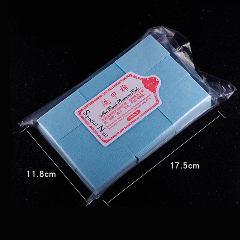 630pcs Nail Polish Remover Pads Lint-free Wipes Napkin Manicure Liquid Paper Cutton
