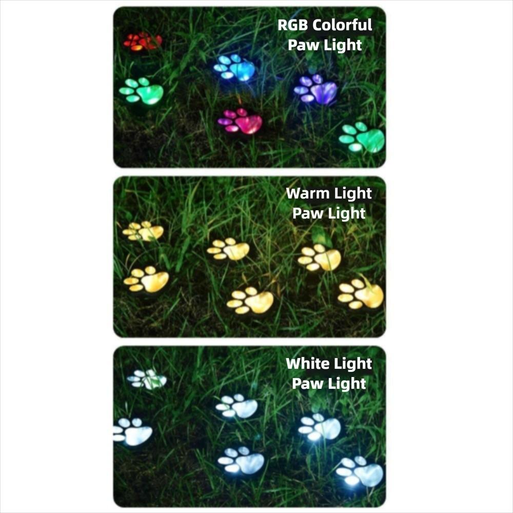4Pcs Auto on/Off Solar Stone Lamp Energy Saving Outdoor Dog Claw Lamp LED Solar Light  Outdoor
