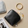 New PU Leather Travel Jewelry Case Mini with Compartments Jewelry Organizer Zipper Portable Jewelry Storage Pouch