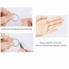 15/26Pcs Transparent Ring Guards for Loose Rings Silicone Ring Tighteners  Unisex