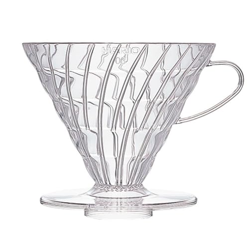 Hario V60 Transparent Dripper 03 Klar für 1-6 Tassen Kaffee Handtropf Made in Japan VDR-03-T