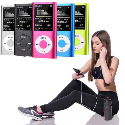 Bunter MP3-Musik-Player, HiFi-MP3-Player, digitaler LCD-Bildschirm, Sprachaufzeichnung, FM-Radio, unterstützt mehrere Sprachen