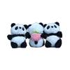 Panda Cuddly Adorable Plush Toy Keychain Unique Animal Design For Bag Charm Lovers