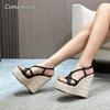 Sandale Moderne cu Platformă și Toc Super Înalt pentru Femei Curele la Gleznă Pantofi Sexy de Petrecere Modă Sandalias De Mujer Mărime Mare 34-43