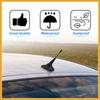 Black Universal Self Adhesive Base Decorative Antenna Dummy Aerial Waterproof Replacement for SUV Car Vehicle Replacement