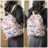 Fashion Sweet Cherry Butterfly Backpack Soft Nylon Fabric Women's Shoulder Bag Cute Versatile Teenager Girl School Bag Leisure Outdoor Travel Rucksack