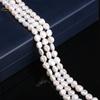 1String, White Natural Freshwater Nugget Pearl, 9-10mm Loose Spacer Pearl Beads for Jewelry Making DIY Holiday Gift, Women's Crafts, 36cm
