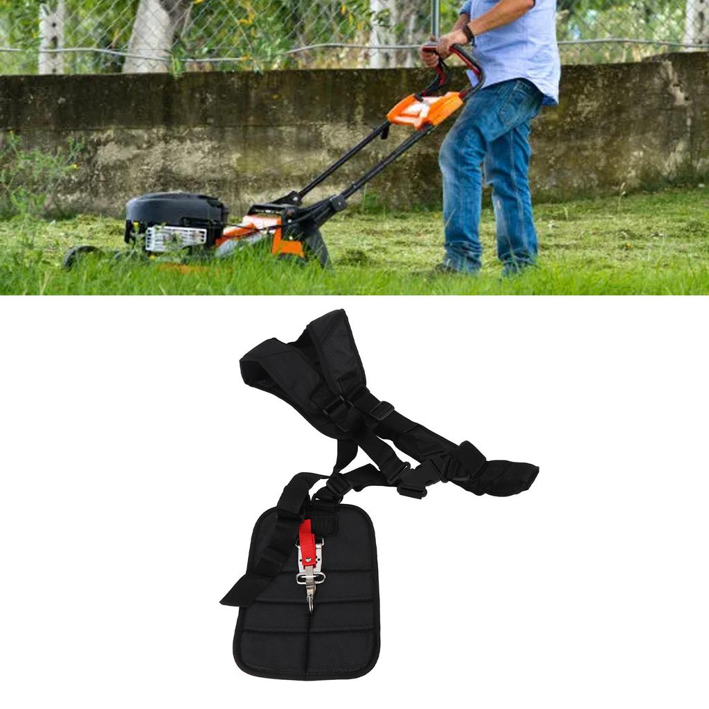 Lawn Trimmer Strap Sponge Nylon Ergonomic Water Resistant Breathable Adjustable Weed Wacker Double S