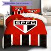 São Paulo Pattern Bedding Set Quilt Cover Pillowcase Home Decor Gift (1 * duvet cover + 2 * pillowcase, without core)