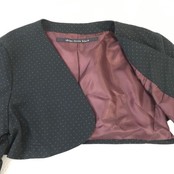 SHIPS Made in Japan Bolero & Chiffon Dress Setup Women S Black Formal Set(USED)