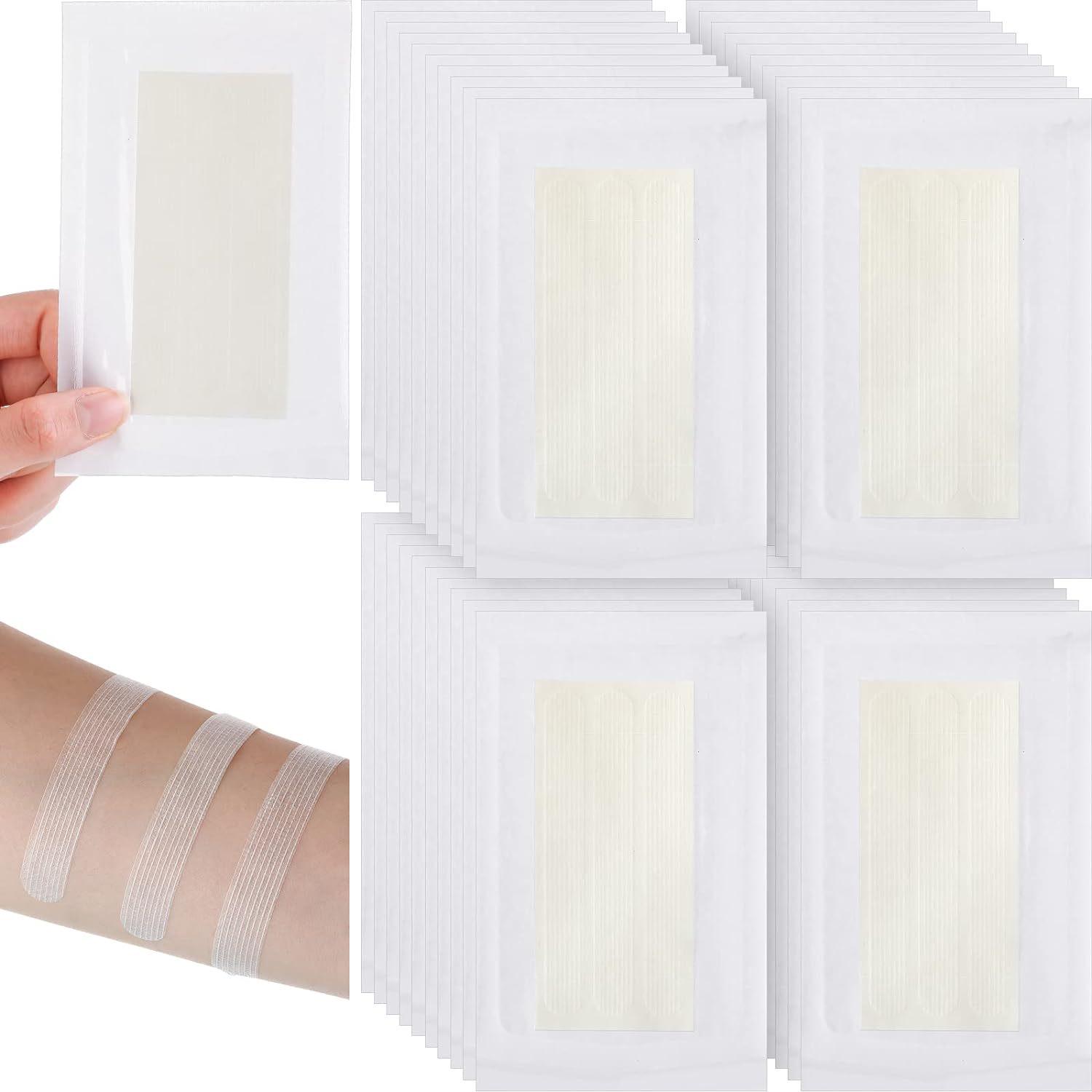 

Полоски для бесшовного закрытия ран, снижающие натяжение, телесного цвета