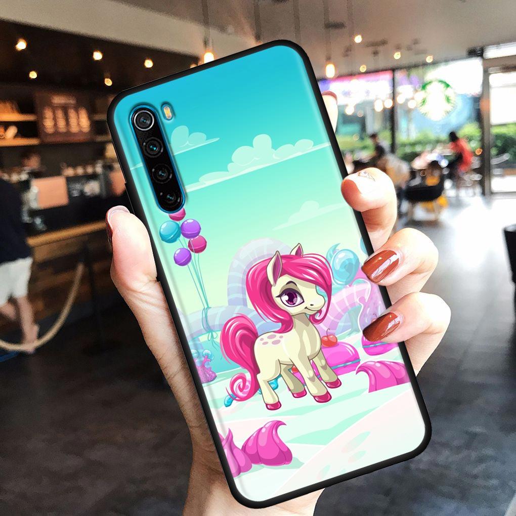 Cute Cartoon Rainbow Unicorn Animal Phone Case For Xiaomi Redmi 9 9C NFC 9T 10 10C 6 8 A K40 K50 Pro Plus Soft Shell Cover Cases