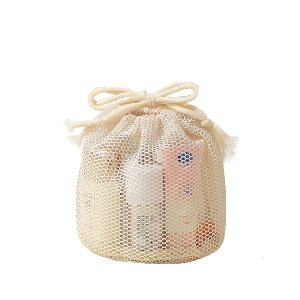 Portable Mesh Makeup Bag Gauze Toiletry Bag Portable Travel Storage Bag Business