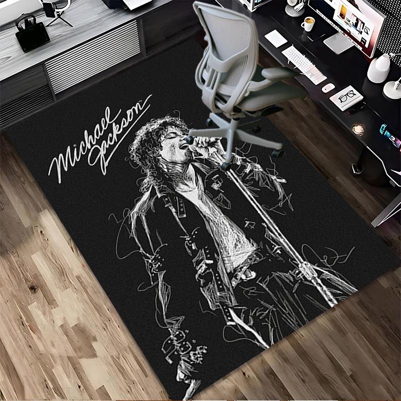 Michael Jackson Living Room Nonslip Area Rug Soft Carpet For Bedroom Gameoom Playroom Sofa Office Home Decor Doormat