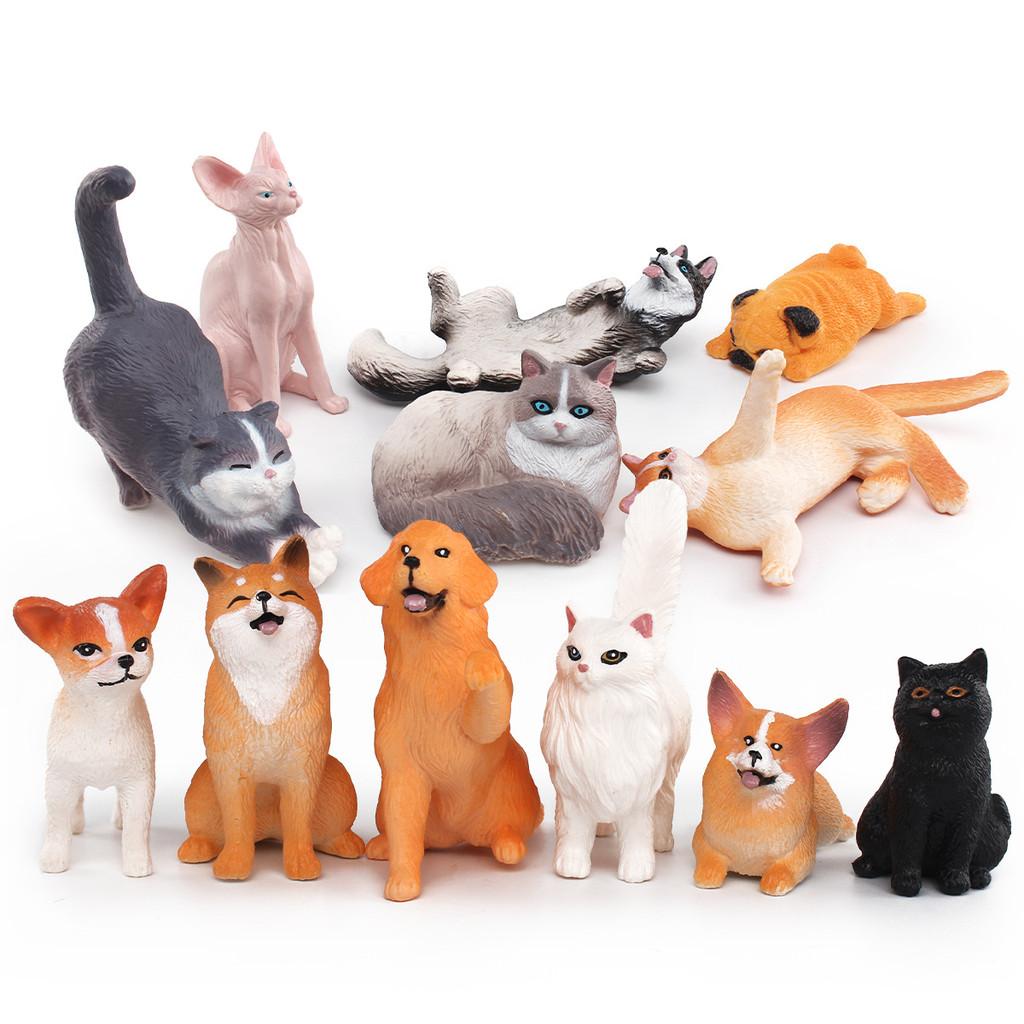 Pet Animal Replica Pvc Sculpture For Kids Playroom And Collectible Display