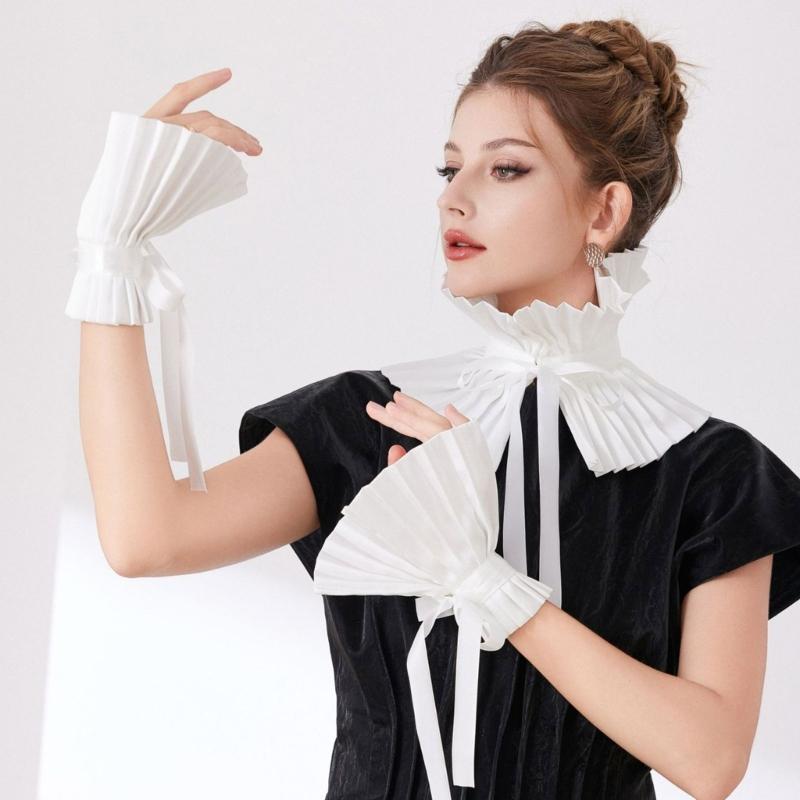 Easy Detachable Practical False Collar Insert Elegant Styling For Business Attire Casual Outfits And Social Gatherings
